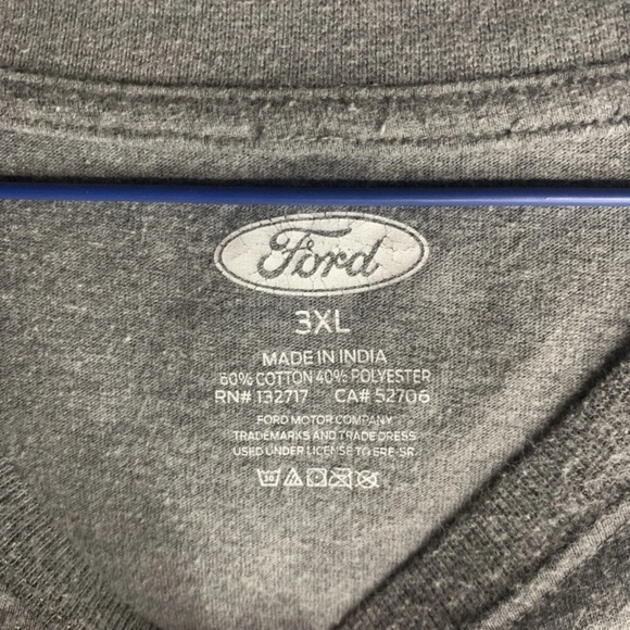 Ford Mustang Mach E T-shirt Tee Gray Ford Licensed OEM Adult 3XL Summer Relaxed - Picture 4 of 8